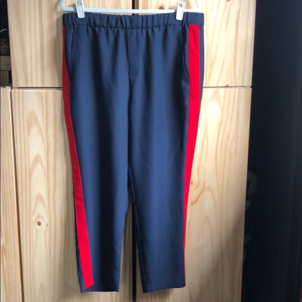 Banana Republic elastic waist straight pants